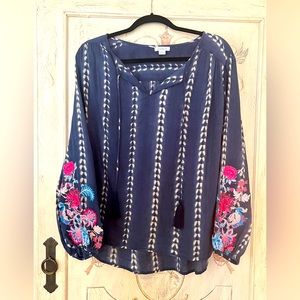 Sundance embroidered top size S